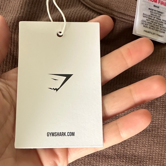 Gymshark - Brown - Sleeveless Crop Top size Medium - Picture 5 of 7